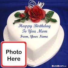 Happy birthday cakes with name and wishes are the exclusive and unique way to wish you friends family members online. Happy Birthday Cake For Mom Wishes Photo With Name Images