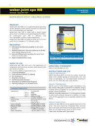 Weber Joint Epo Wb Epoxy Tile