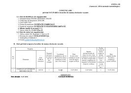 Au fost aprobate şi publicate în monitorul oficial modelele cererii.şi declarației pe propria răspundere prevăzute la art. Anexa 1b La Norme 31 07