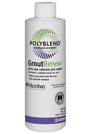How i changed the color of my grout. Polyblend Grout Renew Custom Bulding Products