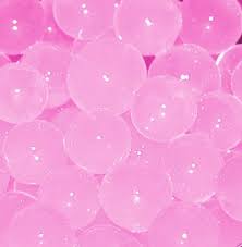 pink water gel bubbles beads coloriage visage souriant