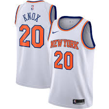 O time da cidade que nunca dorme vai deixar isso escrito no seu uniforme city edition. Men S Nike Kevin Knox White New York Knicks 2019 2020 Swingman Jersey Association Edition