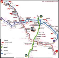 Hyderabad Metro Rail Route Map