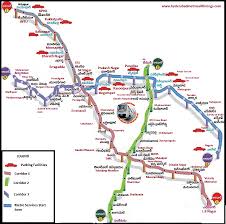 hyderabad metro rail route map