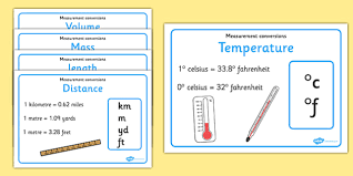 imperial and metric conversions posters secondary ks3 resource