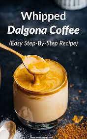 4 Ingredient Dalgona Whipped Coffee Recipe Step By Step Recipe Recipes Tea Recipes Coffee Recipes