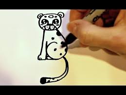 In this quick tutorial you ll learn. How To Draw A Cartoon Leopard Youtube