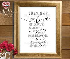 In Loving Memory Instant Download Printable Wedding Memorial Etsy Memory Table Wedding Wedding Memory Table Sign Wedding Memorial