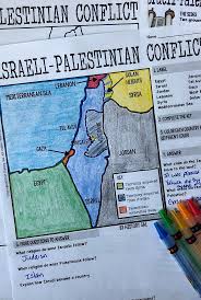 Following the mandate, jewish migrants headed to mandatory palestine and. Israeli Palestinian Conflict Map Activity Print And Digital Map Activities World History Lessons History Lessons