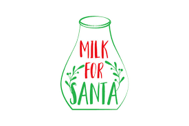 Suitable for apparel, scrapbooks, and many more. Milk For Santa Graphic By Thelucky Creative Fabrica
