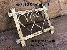 For your 45th wedding anniversary gift, the traditional and modern gifts are both sapphires. 19th Anniversary 19 Year Anniversary 19th Anniversary Gift Etsy