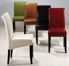 Parsons Rolled Back Leather Chair Parsons Dining Chairs Modern Dining Chairs Upholster Design