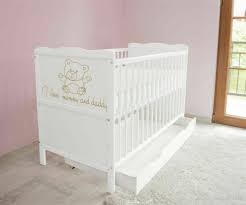 wooden baby cot bed with drawer and foam mattress white junior toddler bed wooden baby cot baby cot nursery baby room