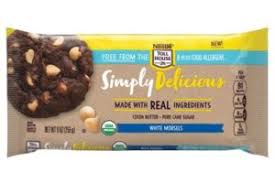Ingredients sugar, fractionated palm kernel oil, milk, nonfat milk, hydrogenated palm oil, soy lecithin, natural flavor. Nestle Tollhouse Simply Delicious Morsels Review Info Dairy Free