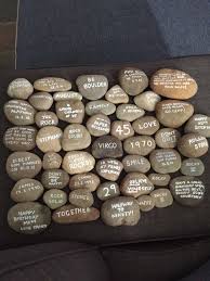 45 Rocks Birthday Gift Idea Diy Home Made Cheap And Meaningful Inexpensive Birthday Gifts Cheap Birthday Gifts Friend Birthday Gifts
