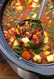 Homemade Minestrone Soup Slow Cooker Recipe Little Spice Jar Recipe Slow Cooker Soup Minestrone Soup Slow Cooker Soup Recipes Slow Cooker