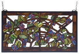Maybe you would like to learn more about one of these? 22 Wx12 H Tiffany Grape Arbor Stained Glass Window Victorian Stained Glass Panels By Buildcom Houzz
