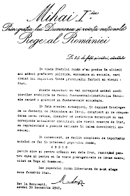 După întoarcerea sa în românia, mihai a fost silit să abdice la 30 decembrie 1947. Abdicarea Regelui Mihai Wikipedia