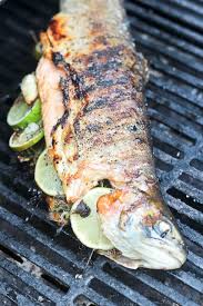 grilled whole trout the healthy foo