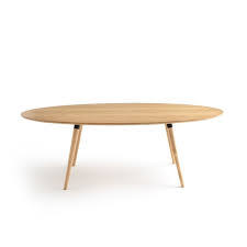 blutante oval table 6 8 people oak la redoute interieurs la redoute table ovale table a manger ovale table basse