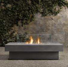 Find the right fire table for your needs. Laguna Concrete Natural Gas Fire Table Rectangle Fire Table Restoration Hardware Outdoor Outdoor Fire Pit
