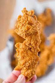 Typically, chicken nuggets are chopped and formed, whereas fingers are made up of whole muscle. Super Crispy Chicken Tenders Dinner Then Dessert