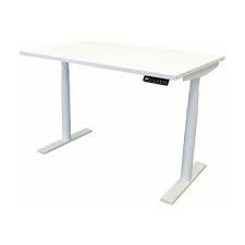 Gestell schwarz oder silber merkmale. Schreibtisch Elektrisch Hohenverstellbar Bxt 120 X 80 Cm Weiss Newpo