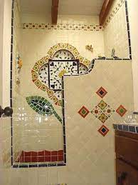 About press copyright contact us creators advertise developers terms privacy policy & safety how youtube works test new features press copyright contact us creators. Floral Garden Mexican Tile Shower Talavera Tile With Sun Accent Bathroom Remodel Shower Lake House Bathroom Bathroom Redesign