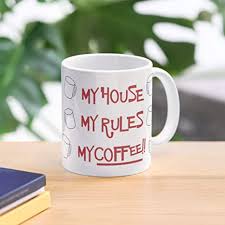 Now streaming on amazon prime video. Amazon De White Coffee Mug 11oz Funny Pattern Mug Knives Out My House My Rules My Coffee Mug