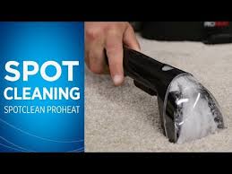 Bissell Spotclean Proheat Pet Portable Carpet Cleaner Manual How To Use Your Spotclean Youtube