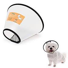Lemon Pet Anti Bite Lick Pet Dog Cat Cone Wound Protective Collar Adjustable Neck Comfy Plastic Soft Clear 8 Sizes To Select