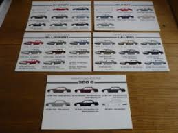 details about nissan 300zx colour chart car brochures 9