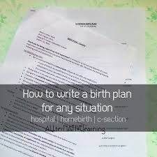 Pin On Natural Labor Birth Plan