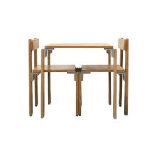 1969 georges candilis set refectoire french mid century modern chair coffee table