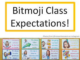 Bitmoji Class Expectations Mash Ie Class Expectations Classroom Rules Classroom Expectations