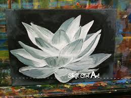 Paintings, photographs, abstracts, prints and more. A White Lotus Flower Acrylic And Oil Paint On Canvas