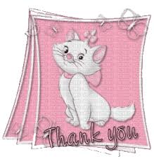 Cats thank you gif by nebraska humane society. Cat Chat Papillon Butterfly Gif Thank You Kimhoanguyen Picmix