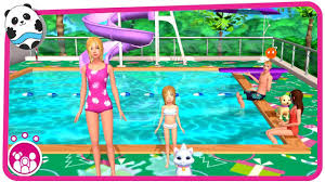 Barbie Dreamhouse Adventures Part 2 Play Fun Dress Up Cook Dance And Pool Party Games For Kids Youtube