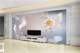 The distressed wood pattern gives the look of reclaimed materials while the cool toned color palette adds a modern touch. Low Price 3d Wallpaper Dream Diamond Flowers 3d Floral Wall Paper Decoration Indoor Hd Print Premium Wallpaper From Yunlin189 9 23 Dhgate Com