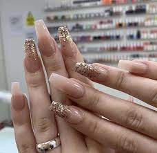 Check spelling or type a new query. Ombre Rose Gold Glitter French Nails Novocom Top