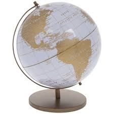 White Gold Globe Gold Globe Globe Hobby Lobby Decor