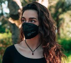 Ffp2 maske mit kopfbändern / filtrierende halbmaske. Ffp2 Maske Schwarz Gesichtsschutz At