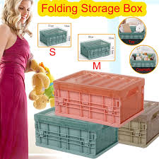 Organize everything with an rv storage box. Plastic Folding Storage Bin Multifunctional Portable Container Basket Crate Box Stack Foldable Organizer Box Organization Storage Boxes Bins Aliexpress