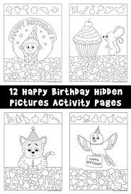 Printable Birthday Activities For Kids Birthday Hidden Pictures Activity Pages Woo Jr Kids Activities Hidden Pictures Activities For Kids Party Activities Kids
