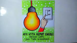 Membuat Poster Tema Hemat Energi Poster Hemat Energi Youtube