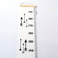 us 1 97 45 off baby child kids height ruler kids growth size chart height chart measure ruler wall sticker for kids room home decoration hang in