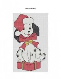 I usually use 2 threads but considering this design it requires i'm cheryl mckinnon! Free Cross Stitch Pattern Christmas Dog With Present Cross Stitch Cards Cross Stitch Cross Stitch Patterns Free