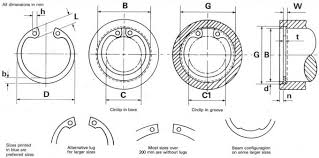 Internal Circlip 110mm Internal Circlips Metric Bearing King