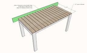 6 foot picnic table plans. Simple Outdoor Dining Table Ana White