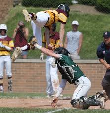 Central Catholic baseball catcher Danny Heck helps Crusaders to state
